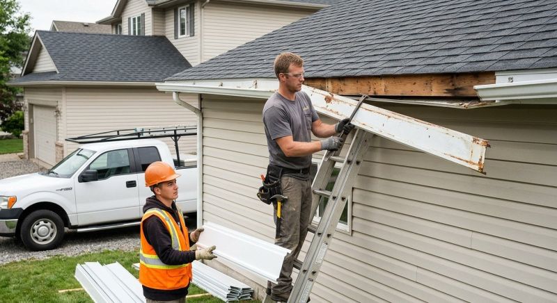 Aluminum Fascia Replacement in Alpharetta, GA