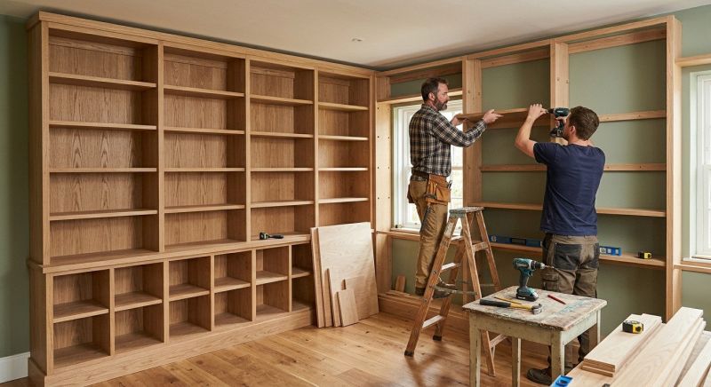 Bookcase Construction in Raleigh, NC
