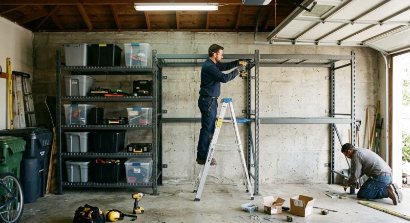 Garage Tool Rack Installation in Raleigh, NC