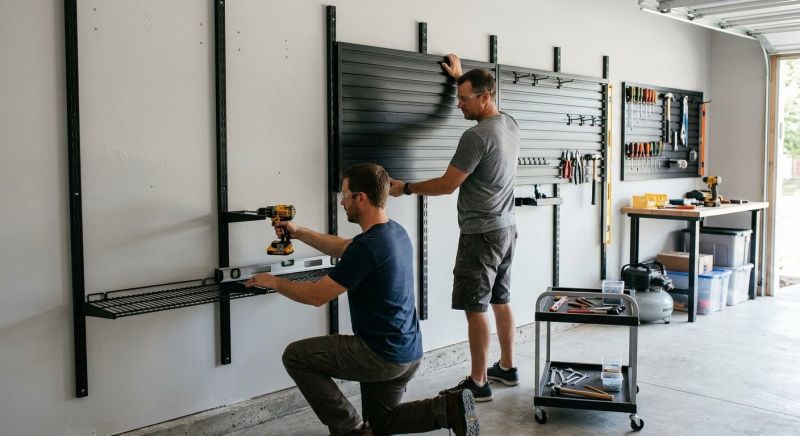 Garage Tool Rack Installation in Prince Georges County, MD
