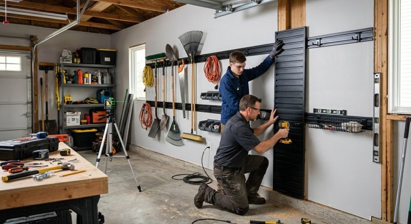 Garage Tool Rack Installation in Charlotte, NC